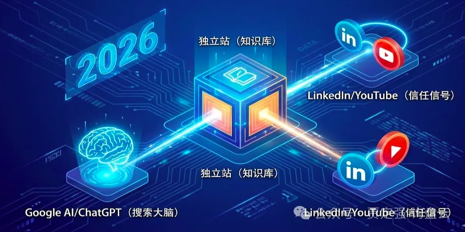外贸2026：独立站、SEO、GEO与社媒的“四位一体”获客新逻辑